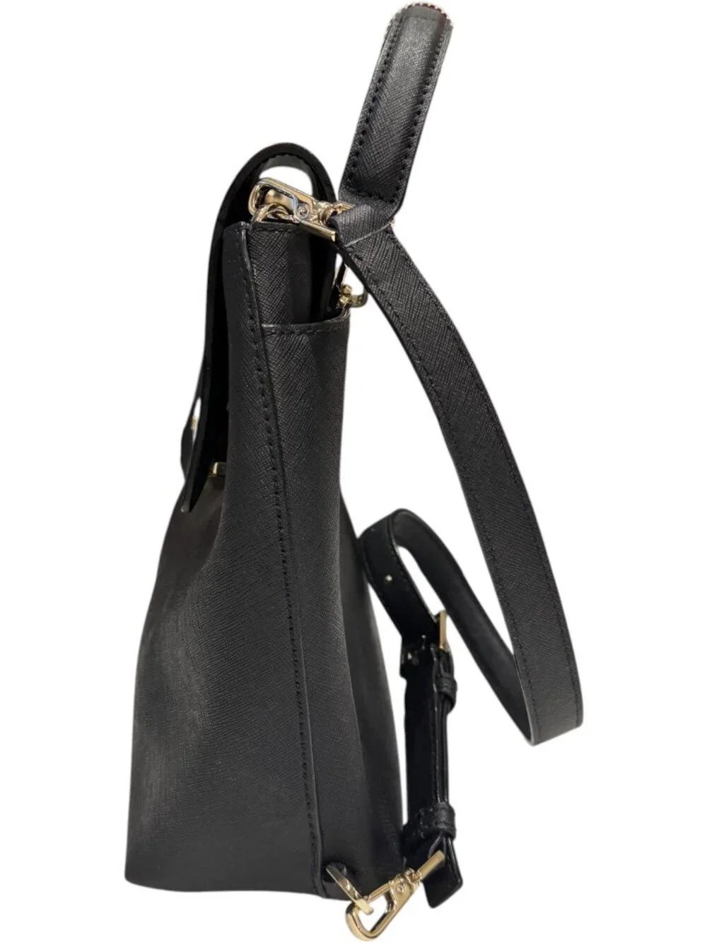 🆕 Kate Spade Make It Mine Maddie Black Backpack Purse Multiple Bonus Flaps NWT